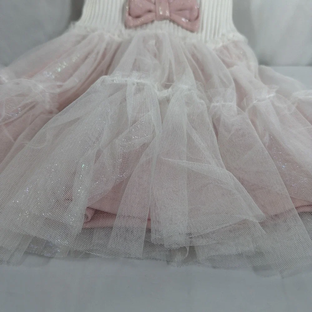 Little Lass‎ Pink Frilly 2T Dress. Lace Tulle And Ruffle.